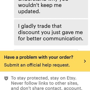 Etsy buyer added a photo of their purchase