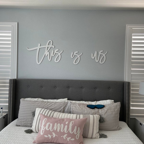 This is Us Sign, This is Us Wall Decor, This Us Wall Hanging, This is ...