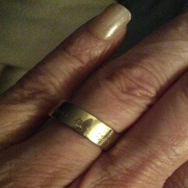 Kid's Actual Handwriting Ring - Custom Name Ring - Personalized ...