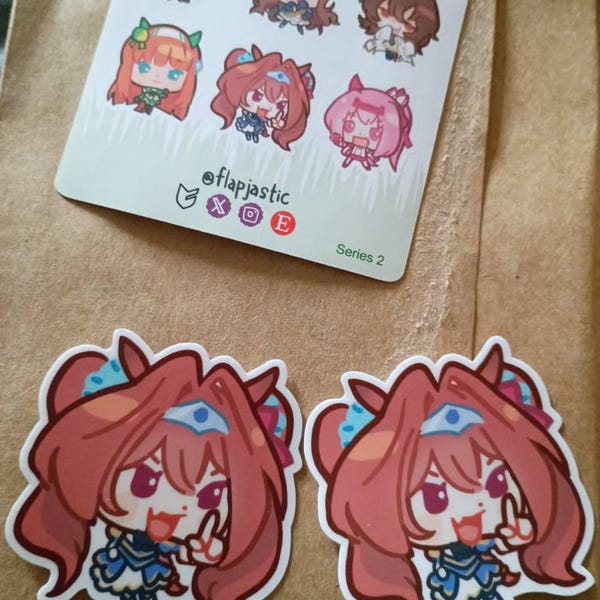 Uma Sticker Set Assorted Uma Musume Stickers, Series 2 - Etsy