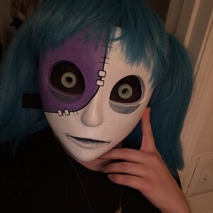 Download Sally Face Version 2 Mask Inspired For Cosplay Etsy PSD Mockup Templates