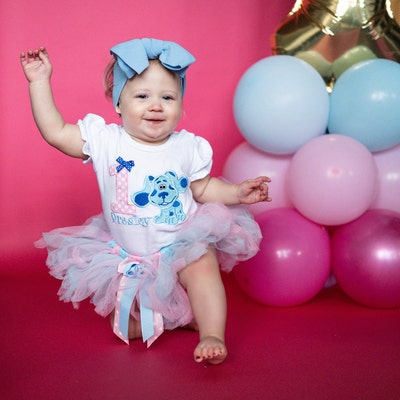 Blues Clues Tutu Outfit Personalized Tutu Set Birthday Shirt Pink and ...