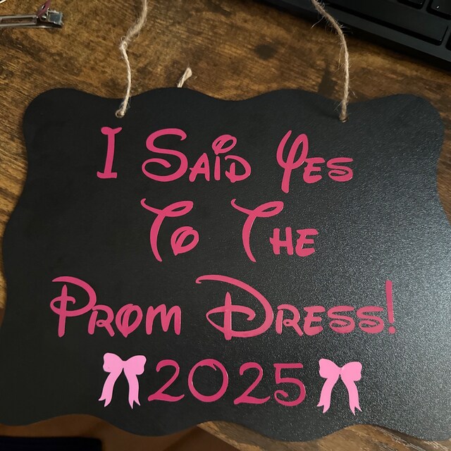 Yes to My Dress Sign- I Said Yes to My Dress Sign- Bridal Boutique-bridal  Shop Sign|-dress Shop Sign- -I Said Yes to My Prom Dress - Etsy