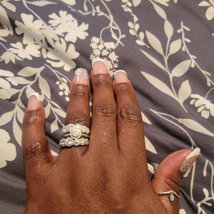 Princess Tiara Crown Eternity Ring - White CZ & .925 Sterling Silver Band, Available In Sizes 4-10