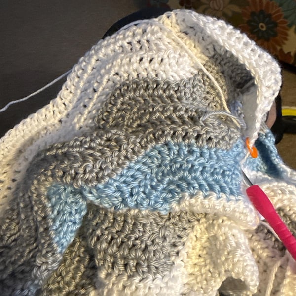 Daisy Cottage Designs Ripple Baby Blanket Crochet Pattern, Classic ...