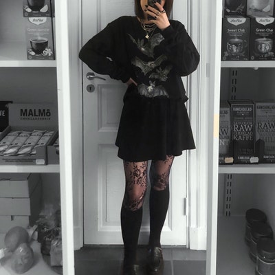 Gothic Long Sleeve T Shirt Witchy Clothing Pastel Goth Dark Grunge ...