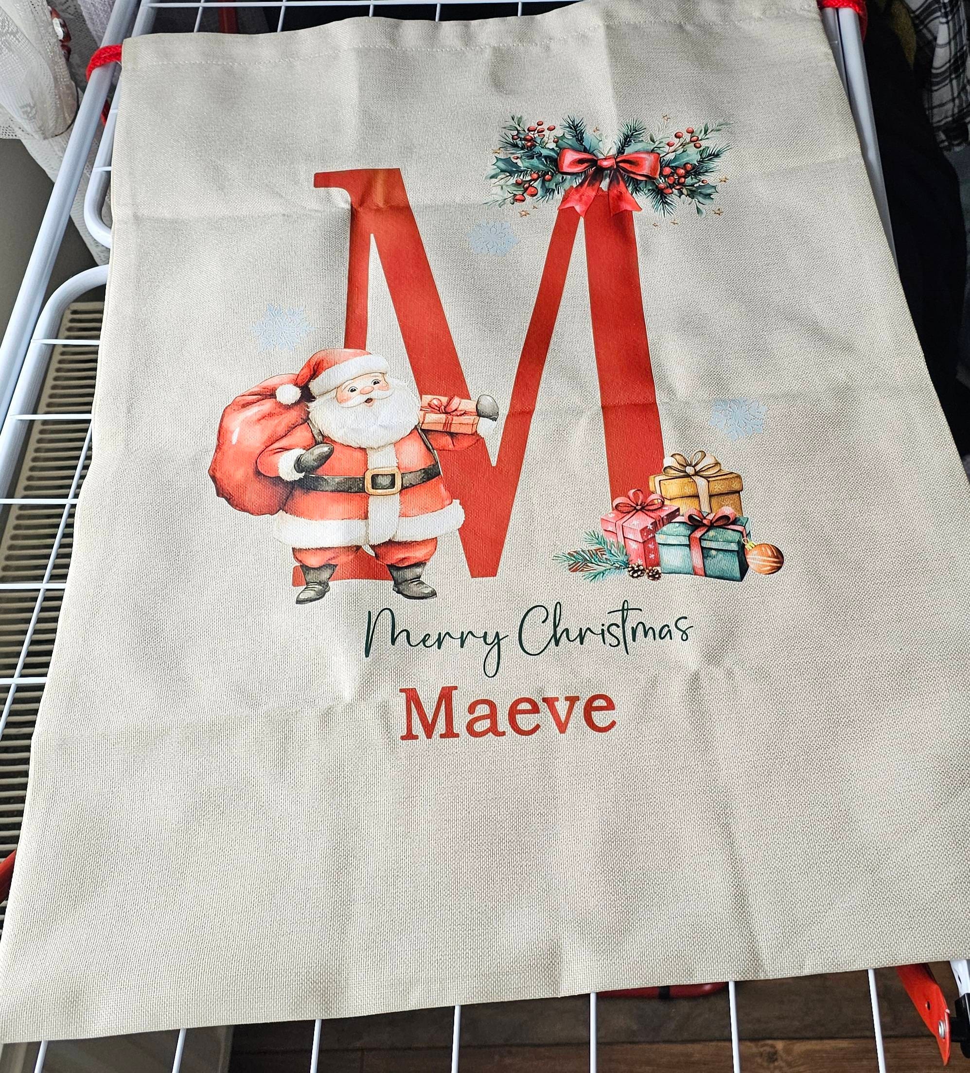 Christmas Santa Sack,Christmas Gift Bag For Kids And Adults,Personalized Christmas Sack,Sack For Christmas Present,Premium Custom Santa Sack