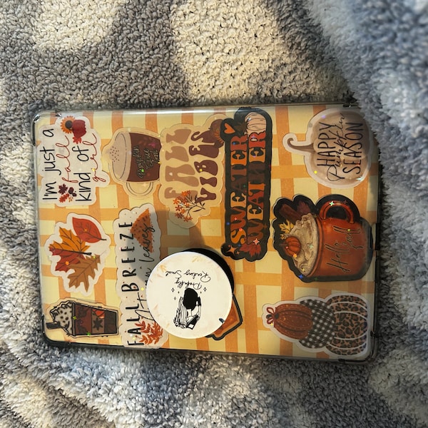Original Art Cardstock Insert Cozy Halloween Launch for Clear E-reader ...