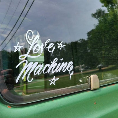 The Love Machine Vinyl Decal/cheech and Chong/up in Smoke/vinyl Sticker ...
