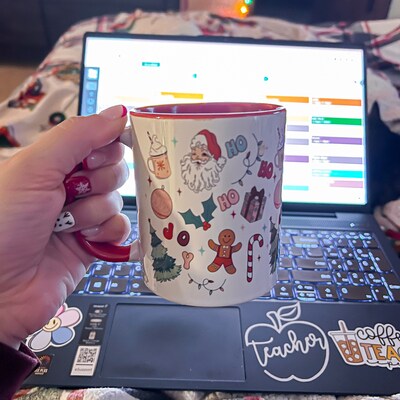Friends & Stephen King Horror Movies Tasse – Weiße Keramik Mit Rotem Rand & Griff, 0,33L