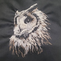 Owl Machine Embroidery Designs in the Night Series Realistic 5 Sizes to ...
