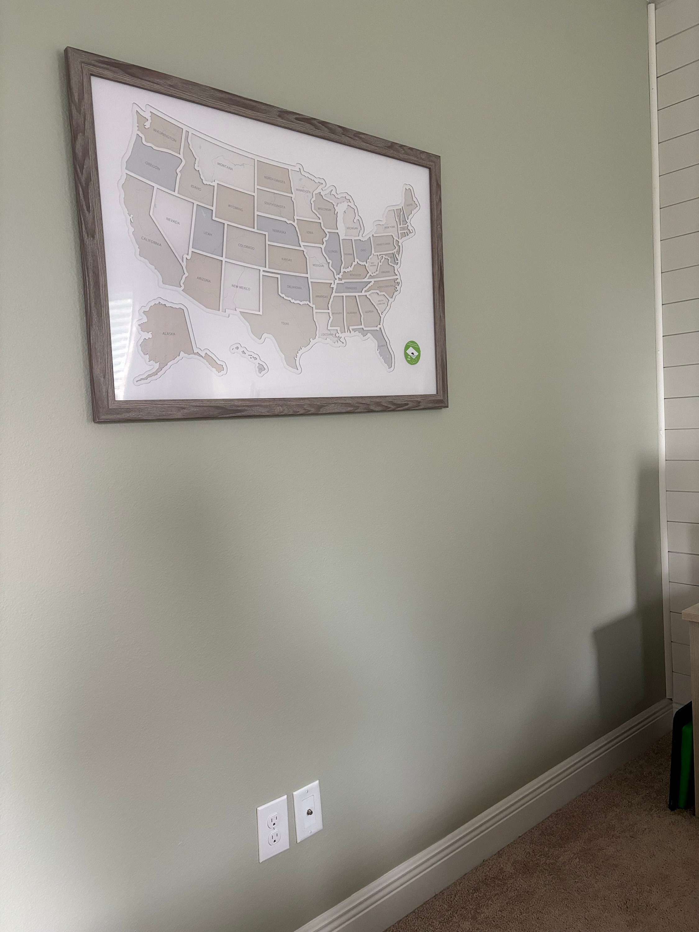 USA Photo Map - 50 States Travel Map Gift