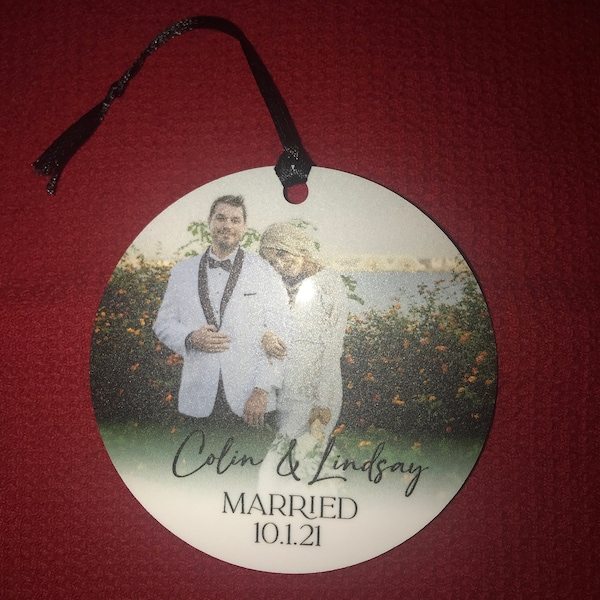 Ornaments By Elves Personalized Couple Christmas Ornament 2024 African American And Caucasian Lover