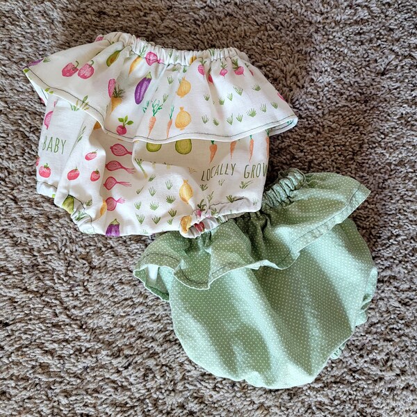 Ruffle Bloomer Sewing Pattern / Easy Baby Shorties PDF Pattern / Sewing ...
