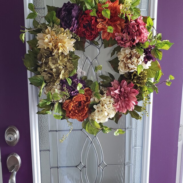 おまとめ⭐︎wreath #298 紫陽花とグリーンのオーバルリース おまとめ⭐︎wreath #298 紫陽花とグリーンのオーバルリース - メルカリ