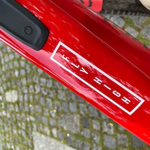 custom bike frame decals