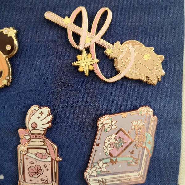 Enamel Pin, Enchanted Potions, Magical Things, Cute Enamel Pins, Witch ...