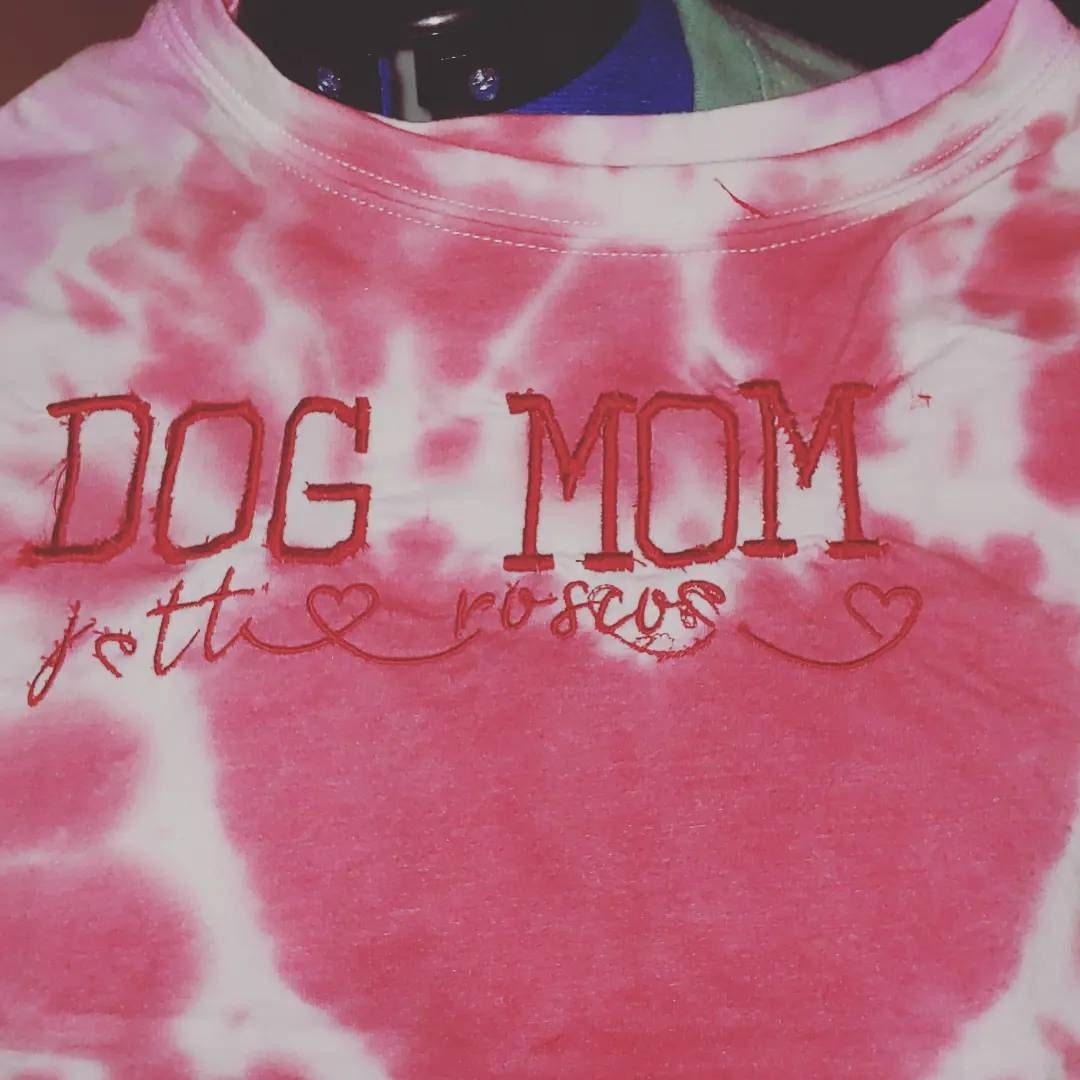 Customer photo for Amelia Large - Embroidery font