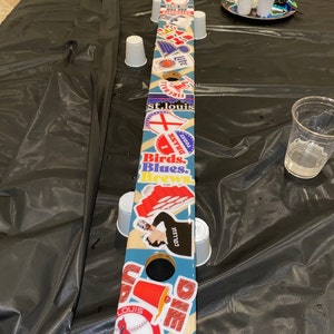 Unfinished Ski Board for Shots, DIY Wood Shot Board, Do It Yourself Ski ...