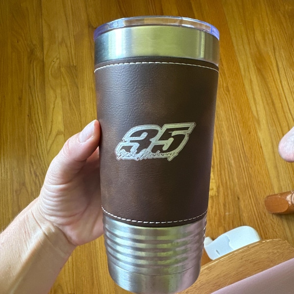 Best Of The Best - Personalized Custom Leather Tumbler