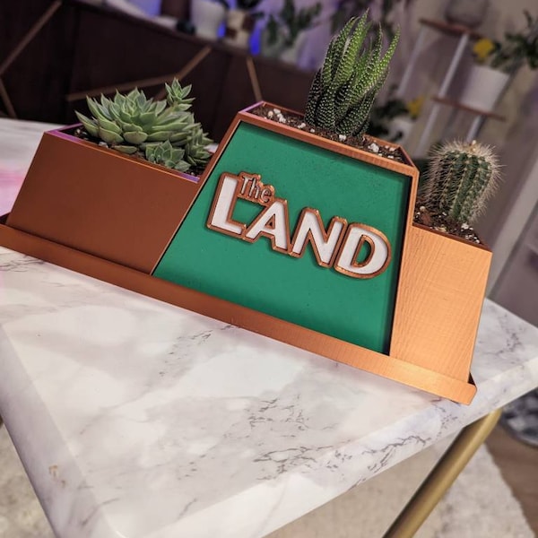 EPCOT the Land Pavilion Inspired Planter Disney Decor Gift Spring Gift ...