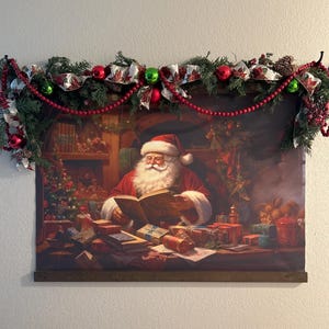 サンタクロース　ビンテージ　壁掛け Amazon.com: Vintage Santa Wall Decor, Santa Claus Christmas