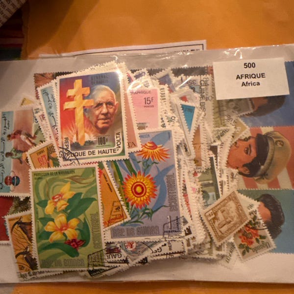 Africa Postage Stamps - USED & off Paper - 300 to 2000 Different ...