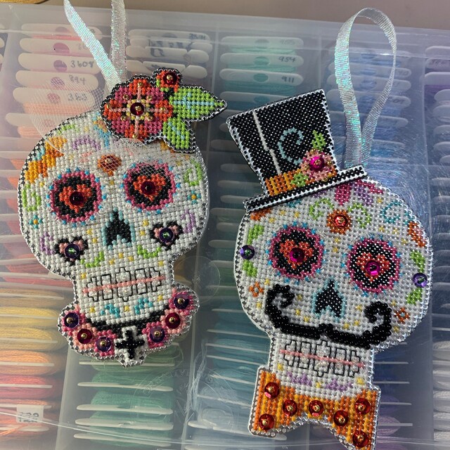Til Death - Satsuma Street - Day of the Dead Cross Stitch Sugar