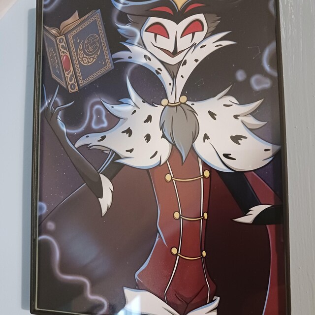 Stolas Helluva Boss Fanart Wall Poster (5x7 and 11x17 Unframed Art