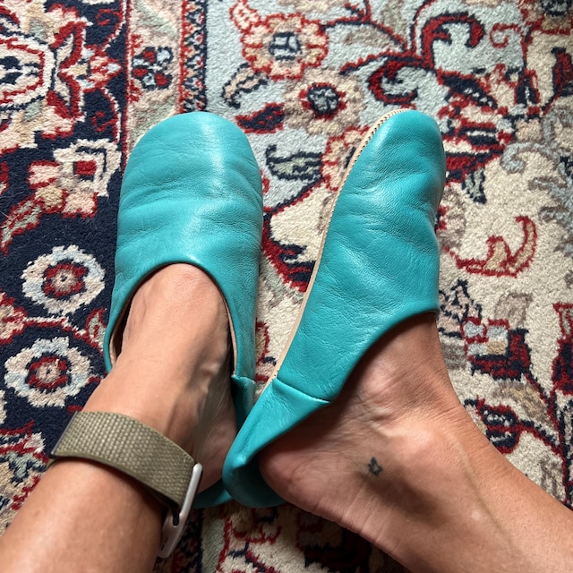 BABOUCHE Womens Moroccan Babouche Slippers Handmade From