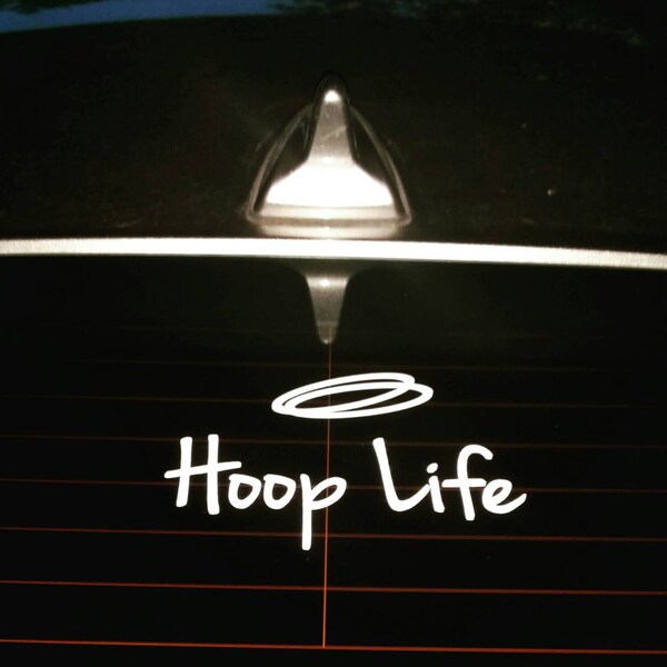 Hoop Life - Car Decal - Etsy