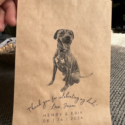 25 Wedding Doggie Bag Wedding Doggy Bag Dog Treat Bag Wedding Dog Treat ...