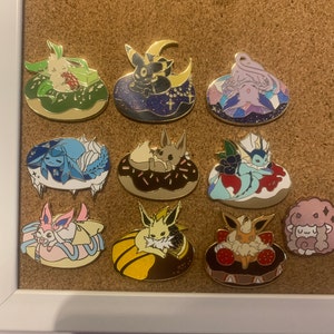 Set of 9 Eeveelutions Enamel Pins – FromCaliko