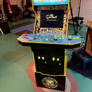 Arcade1up the Simpsons Front Riser Decal Vinyl Sticker Krusty, Simpsons ...