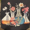 "I Love Microbiology" Canvas Tote Bag - Reusable Natural Canvas Shopping Bag, Two Sizes