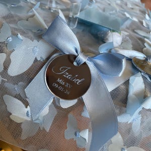 Acrylic Mirror Tags, Merry Christmas Tags, Custom Name Tag, Mi Bautizo Tags, Baptism Favor Tags, Personalized Baptism Tags, Gift Tags