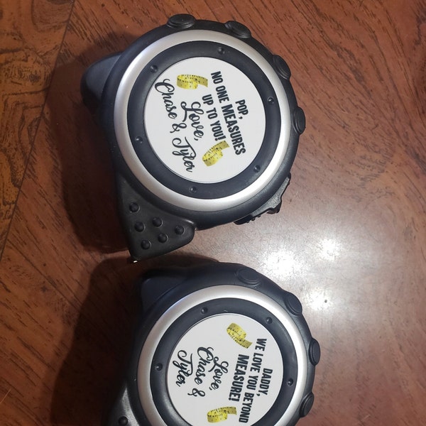 Personalized Tape Measure, Father's Day Gift, Dad's Gift, Grandfather's Gift, Tool, Photo Tape ...