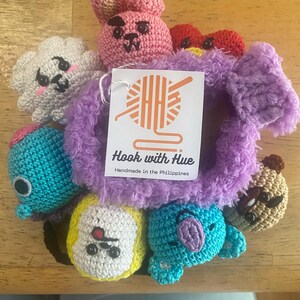 BTS Lightstick Cover: BT21 Inspired Armybomb Crochet Cover - Etsy