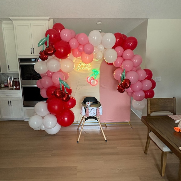 Shes the Cherry on Top Bridal Shower Cherry Balloon Arch Cherry ...