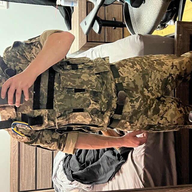 ウクライナ軍 実物 国家親衛隊 戦闘服 4点セット 50-2 52-3 58cm ロシア軍 国家親衛隊 BTK A-TACS Mox迷彩戦闘服上下セット②