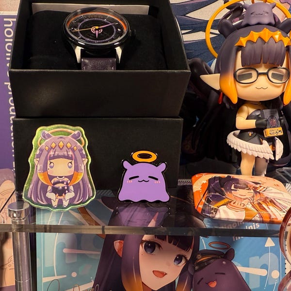Ina Merch Hololive Vtuber Tako Ina Ninomae Ina'nis Takodachi Enamel Pin, Fan ...