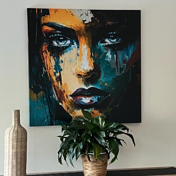 Blume & Vogel Leinwandbild – 4-teilig, Je 40,6 X 40,6 Cm, Gerahmt, Moderne Wanddekoration