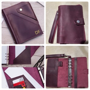 Leather Portfolio A4,custom Portfolio With Zipper,business Portfolio ...
