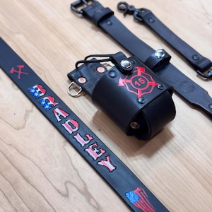 Firefighter Radio Strap Set / Radio Holder Set / Universal