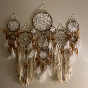 Dreamcatcher Moon and Stars Hanging Over the Bed, Large Dream