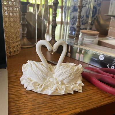 Topper for Wedding Wedding Swans Pastetopper Handmade Swans Wedding ...