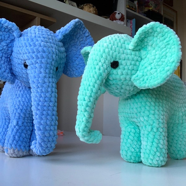 Handmade Crochet Ami Toy - Elephant main image 0