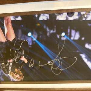 12x8 A4 Taylor Swift The Eras Tour 2024 Signed Autographed Autograph Signature Picture Frame Photograph Photo Poster Gift 6
