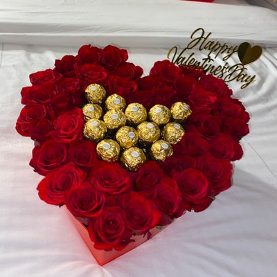 Heart Shape Flower Box, Set of 3, Gift Boxes, Floral Arrangements - Etsy
