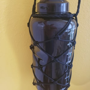 Sports Water Bottle Holder Braided Paracord Shoulder Strap - Temu